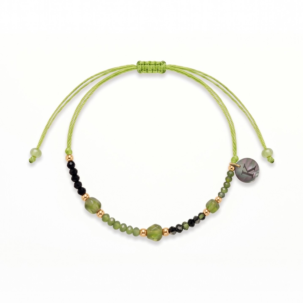 Pulsera Teide lava mixed peridot-01