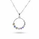 Shimmer colgante aro graduado multicolor