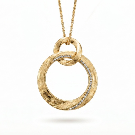 [10208] Breeze colgante circulo enlazado