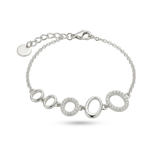 [10333] París pulsera óvalos circonia