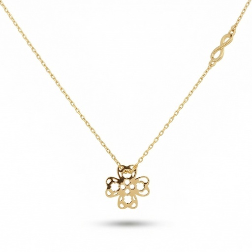 [10645] Serenity collar trébol infinito