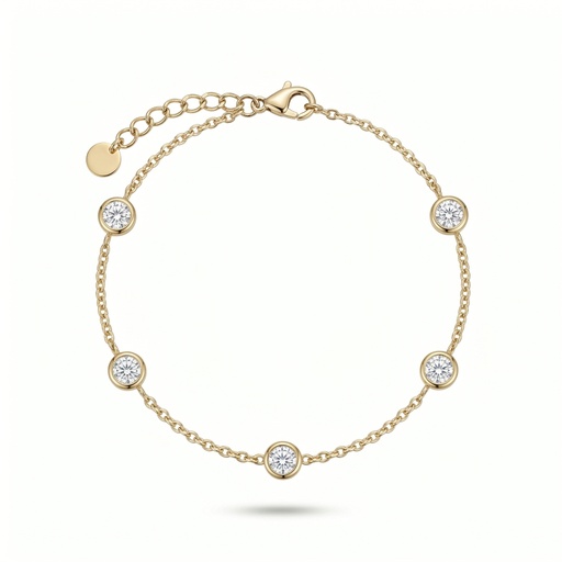 [10656] Lyric pulsera cinco circonias