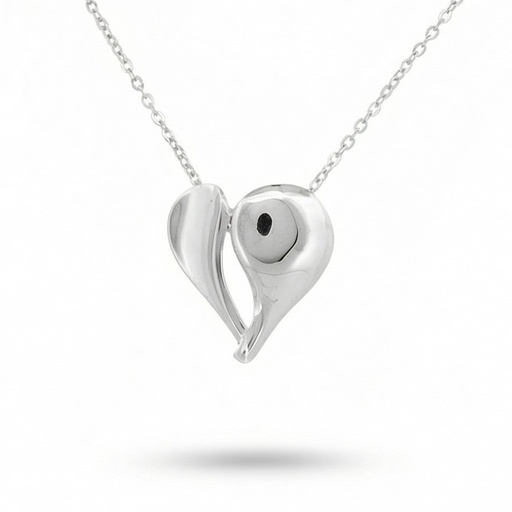 [10459] Serenity colgante corazón con cadena